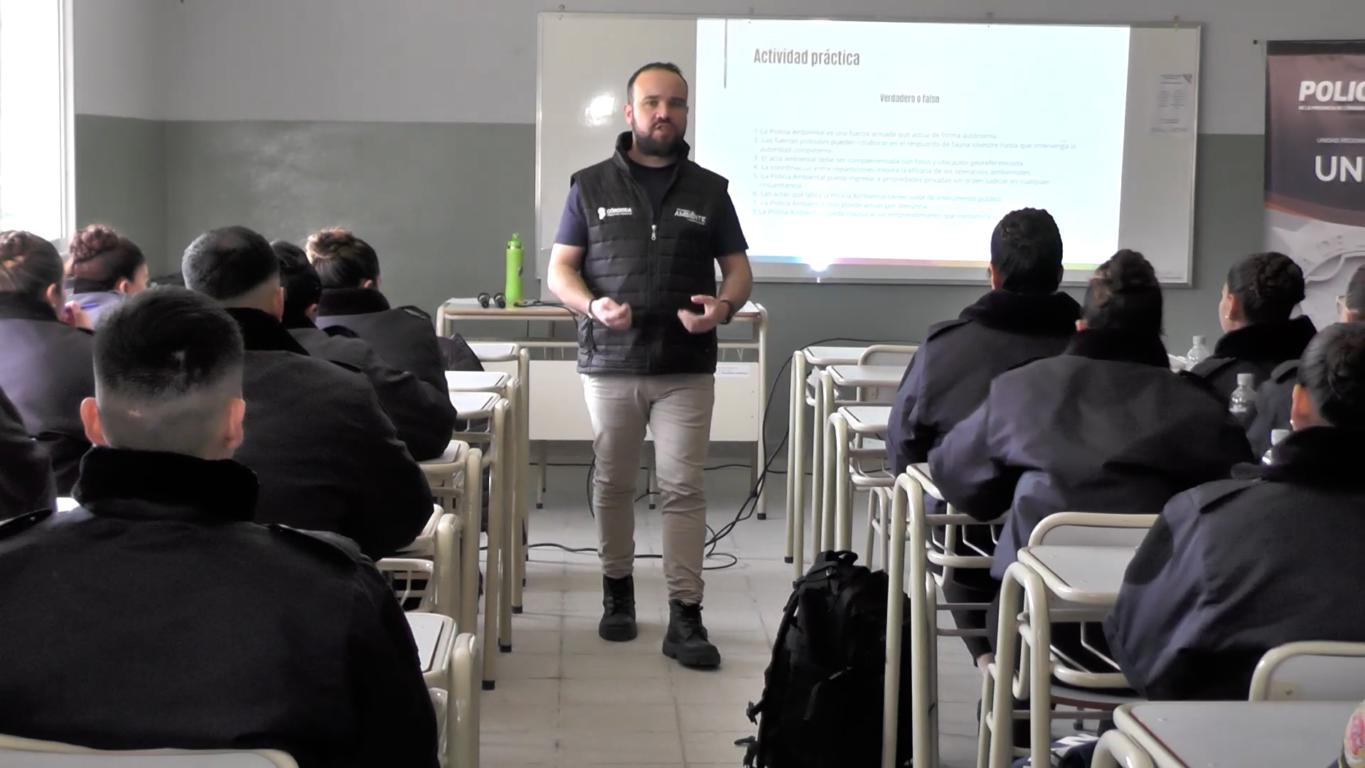 Capacitación policial en Bell Ville: refuerzan la lucha contra delitos ambientales