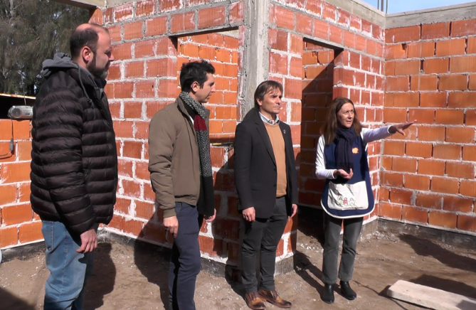 Avanza la construcción de la nueva sala de 3 años en el Jardín de Infantes Provincia del Neuquén