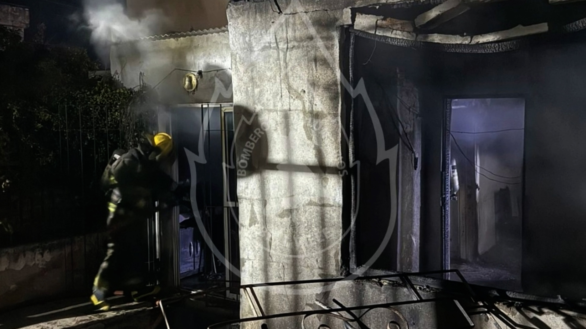 Incendio en una vivienda de Bell Ville dejó cuatro personas hospitalizadas