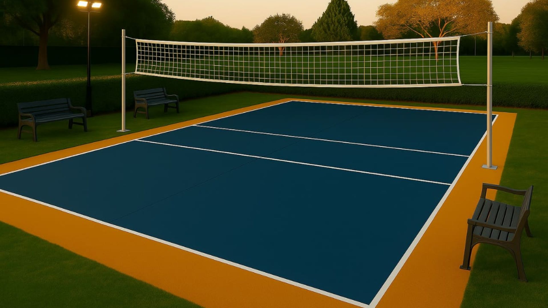 Un proyecto busca consolidar una cancha de vóley en el barrio Campo del Oeste
