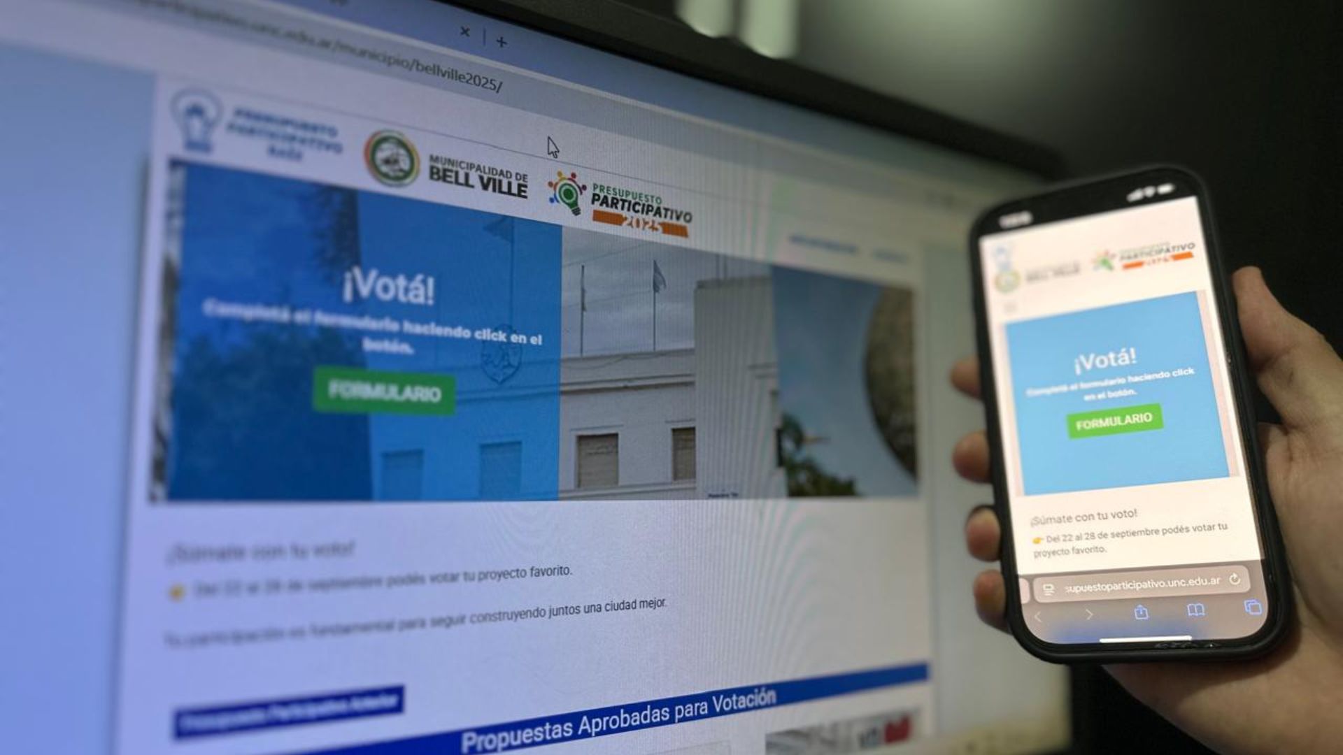 Presupuesto Participativo 2025: los vecinos ya pueden votar entre 19 proyectos en Bell Ville
