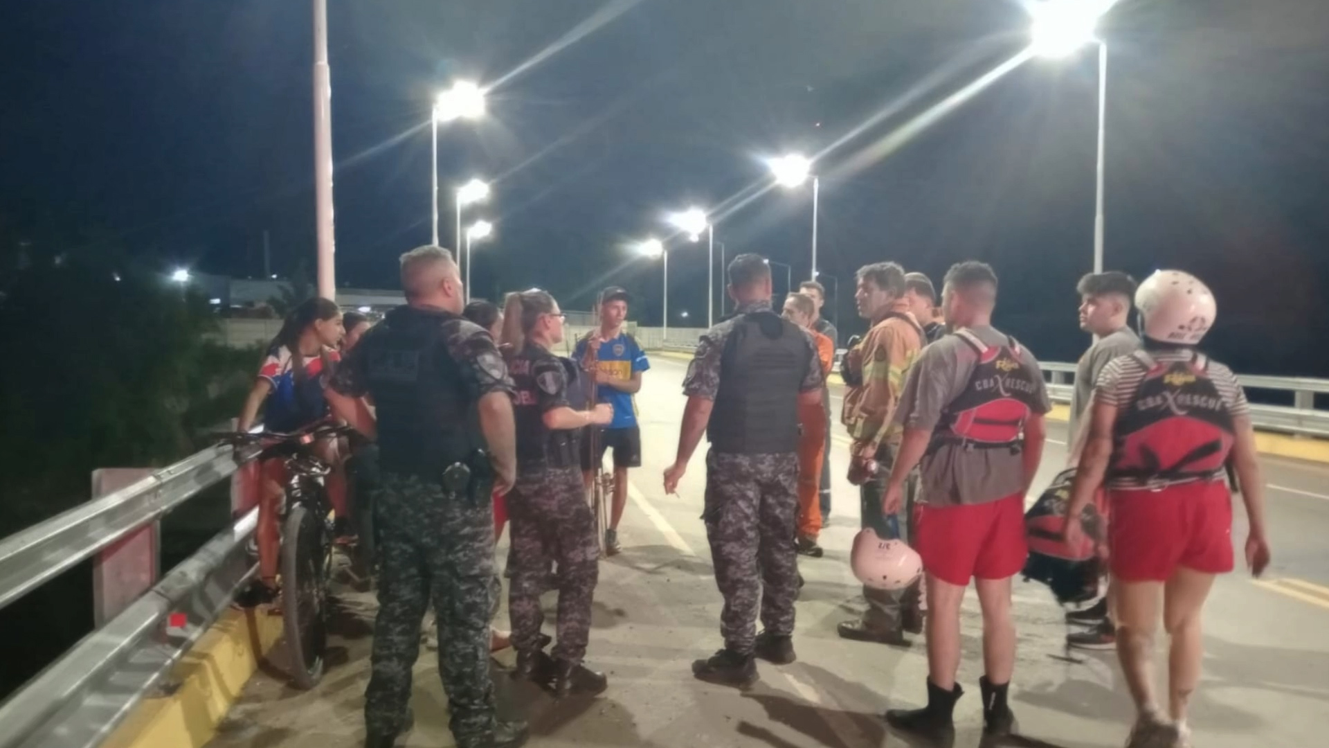 Rescate en el Ctalamochita: hallan con vida a una mujer arrastrada por la corriente